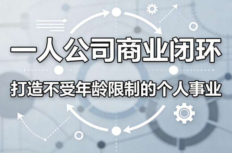 一人公司商业闭环，打造一份不受年龄限制的个人事业亿创资源网_优质资源分享平台_一站式资源获取亿创资源网 | 优质资源分享平台_一站式资源获取