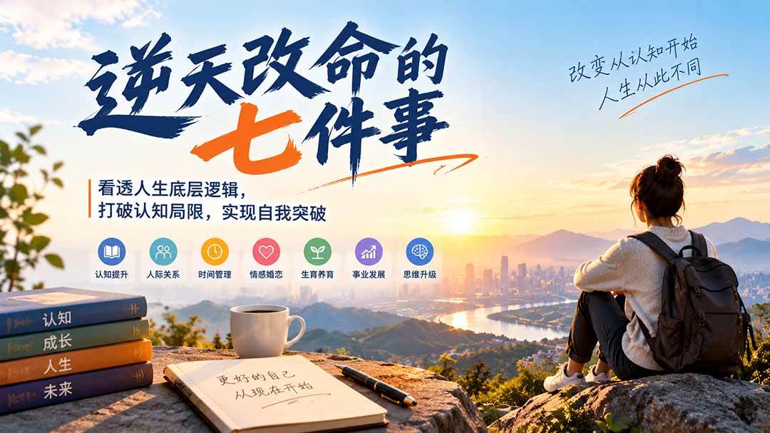 （21022期）付费文章：逆天改命的七件事，看透人生底层逻辑，打破认知局限，实现自我突破亿创资源网_优质资源分享平台_一站式资源获取亿创资源网 | 优质资源分享平台_一站式资源获取