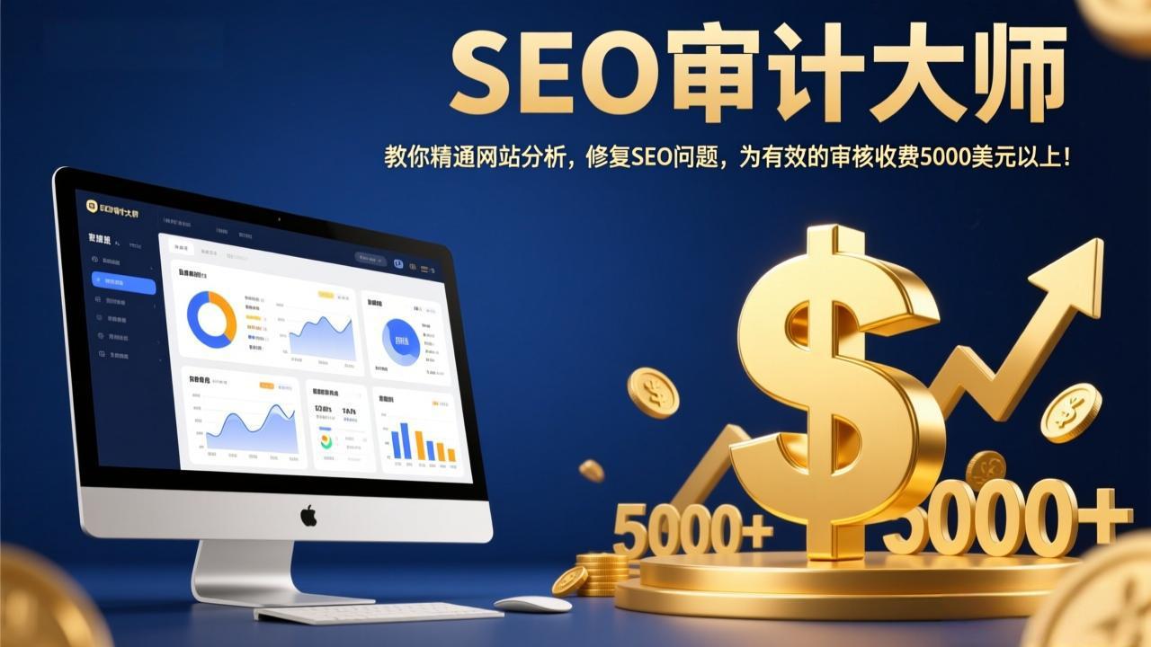 SEO审计大师：教你精通网站分析，修复SEO问题，为有效的审核收费5000美元以上！亿创资源网_优质资源分享平台_一站式资源获取亿创资源网 | 优质资源分享平台_一站式资源获取