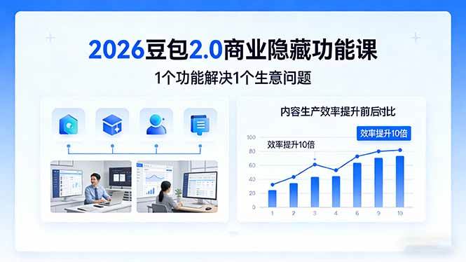 （17452期）2026豆包2.0商业隐藏功能课，1个功能解决1个生意问题，内容生产效率提升10倍亿创资源网_优质资源分享平台_一站式资源获取亿创资源网 | 优质资源分享平台_一站式资源获取