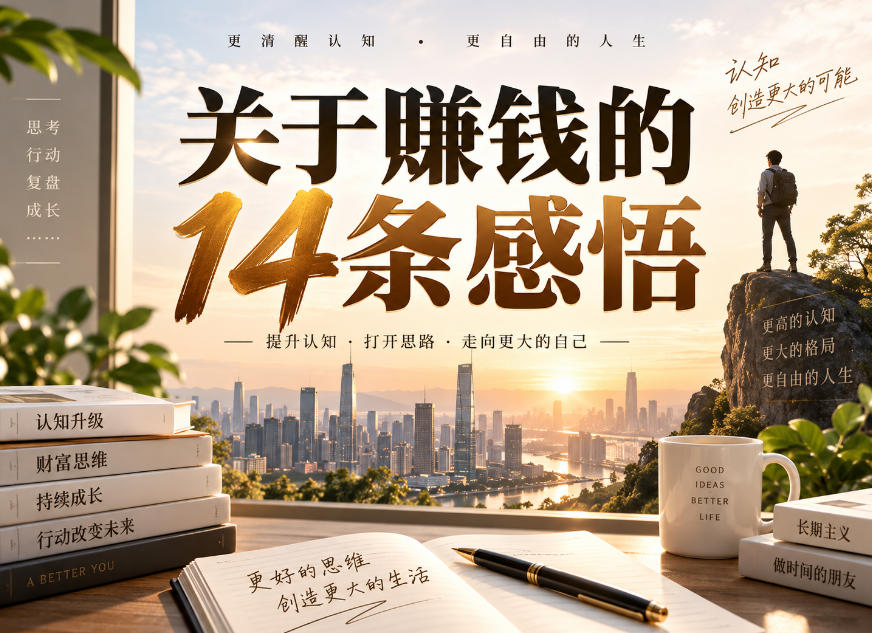 付费文章:关于賺钱的14条感悟 付费文章:关于賺钱的14条感悟