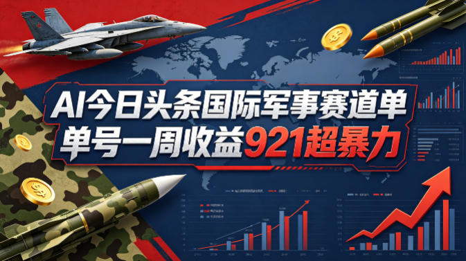 AI今日头条国际军事赛道，单号一周收益921，超暴力亿创资源网_优质资源分享平台_一站式资源获取亿创资源网 | 优质资源分享平台_一站式资源获取