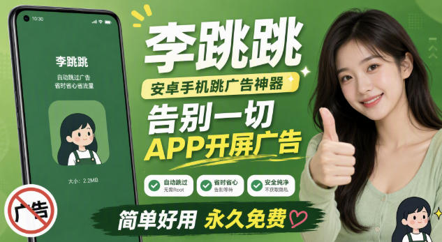 李跳跳内置规则版，安卓手机拒绝app开屏广告，让app更干净亿创资源网_优质资源分享平台_一站式资源获取亿创资源网 | 优质资源分享平台_一站式资源获取