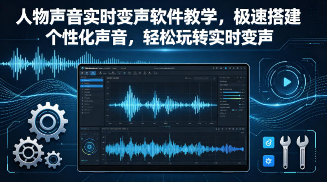 人物声音实时变声软件教学，极速搭建个性化声音，轻松玩转实时变声亿创资源网_优质资源分享平台_一站式资源获取亿创资源网 | 优质资源分享平台_一站式资源获取