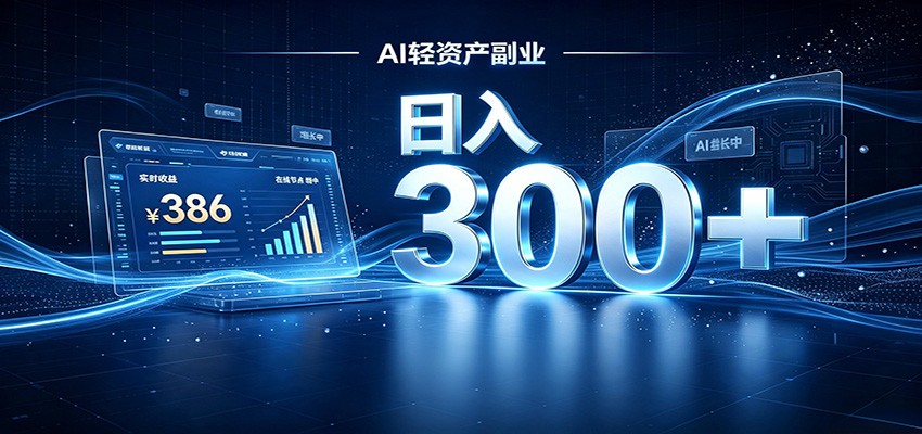 2026 AI轻资产风口，Token中转站小白可入局，日入300+亿创资源网_优质资源分享平台_一站式资源获取亿创资源网 | 优质资源分享平台_一站式资源获取