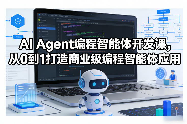 AI Agent编程智能体开发课，从0到1打造商业级编程智能体应用亿创资源网_优质资源分享平台_一站式资源获取亿创资源网 | 优质资源分享平台_一站式资源获取