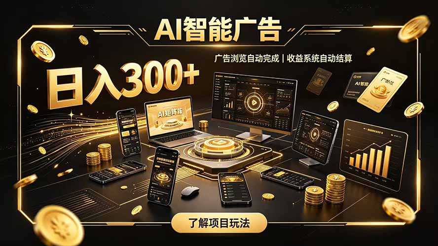 自研 AI 系统|轻资产起步|长期稳定收益|宝妈 上班族轻轻松松日入300+亿创资源网_优质资源分享平台_一站式资源获取亿创资源网 | 优质资源分享平台_一站式资源获取