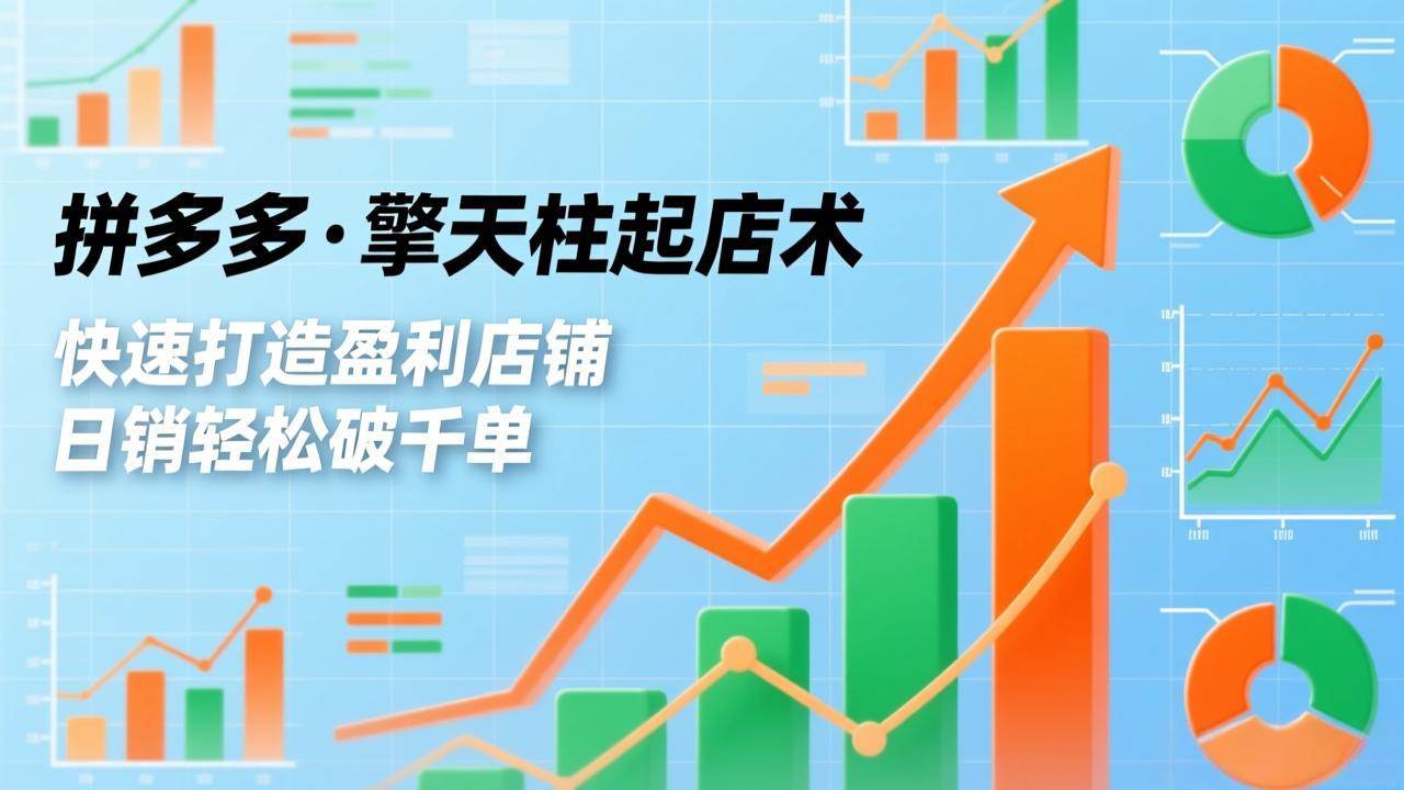 （17715期）拼多多·擎天柱起店术3.0(更新)，爆流布局、利润起飞、不断流，快速打造盈利店铺，日销破千单亿创资源网_优质资源分享平台_一站式资源获取亿创资源网 | 优质资源分享平台_一站式资源获取