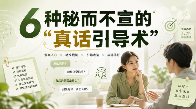 付费文章：6种秘而不宣的“真话引导术”亿创资源网_优质资源分享平台_一站式资源获取亿创资源网 | 优质资源分享平台_一站式资源获取
