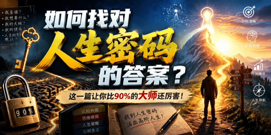 付费文章：如何找对人生密码的答案？这一篇让你比90%的大师还厉害！亿创资源网_优质资源分享平台_一站式资源获取亿创资源网 | 优质资源分享平台_一站式资源获取