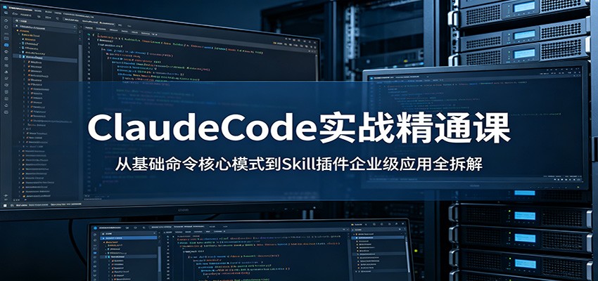 ClaudeCode实战精通课：从基础命令核心模式到Skill插件企业级应用全拆解亿创资源网_优质资源分享平台_一站式资源获取亿创资源网 | 优质资源分享平台_一站式资源获取