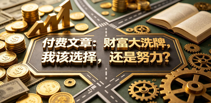 付费文章：财富大洗牌，我该选择，还是努力？亿创资源网_优质资源分享平台_一站式资源获取亿创资源网 | 优质资源分享平台_一站式资源获取