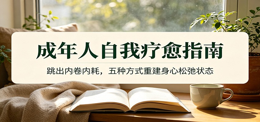 成年人自我疗愈指南：跳出内卷内耗，五种方式重建身心松弛状态亿创资源网_优质资源分享平台_一站式资源获取亿创资源网 | 优质资源分享平台_一站式资源获取