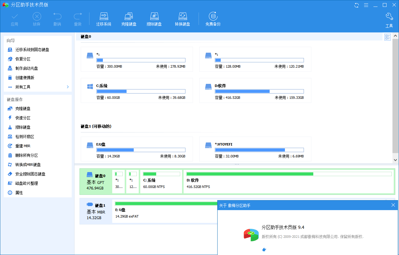 分区助手技术员v10.12.0特别版 分区助手技术员v10.12.0特别版