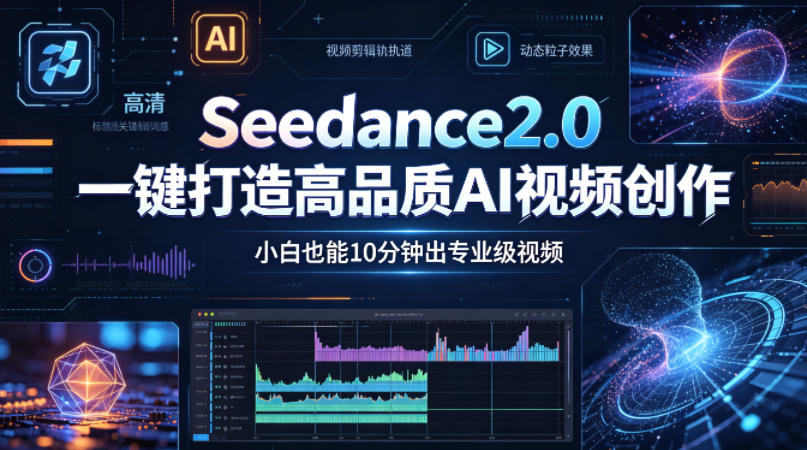 Seedance2.0一键打造高品质AI视频创作，小白也能10分钟出专业级视频亿创资源网_优质资源分享平台_一站式资源获取亿创资源网 | 优质资源分享平台_一站式资源获取