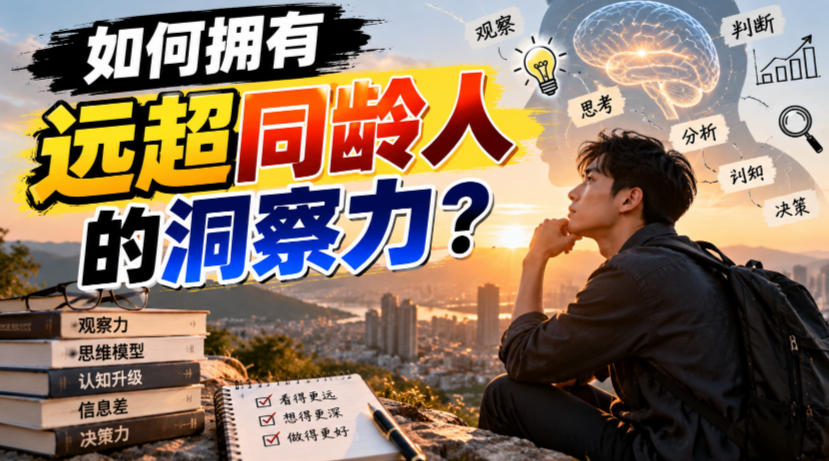 付费文章：如何拥有远超同龄人的洞察力？亿创资源网_优质资源分享平台_一站式资源获取亿创资源网 | 优质资源分享平台_一站式资源获取