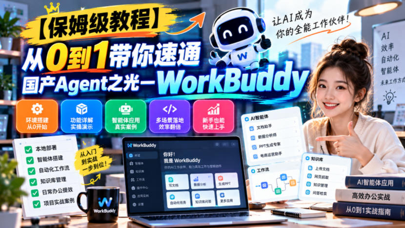 【保姆级教程】从0到1带你速通国产Agent之光—WorkBuddy【文档】亿创资源网_优质资源分享平台_一站式资源获取亿创资源网 | 优质资源分享平台_一站式资源获取