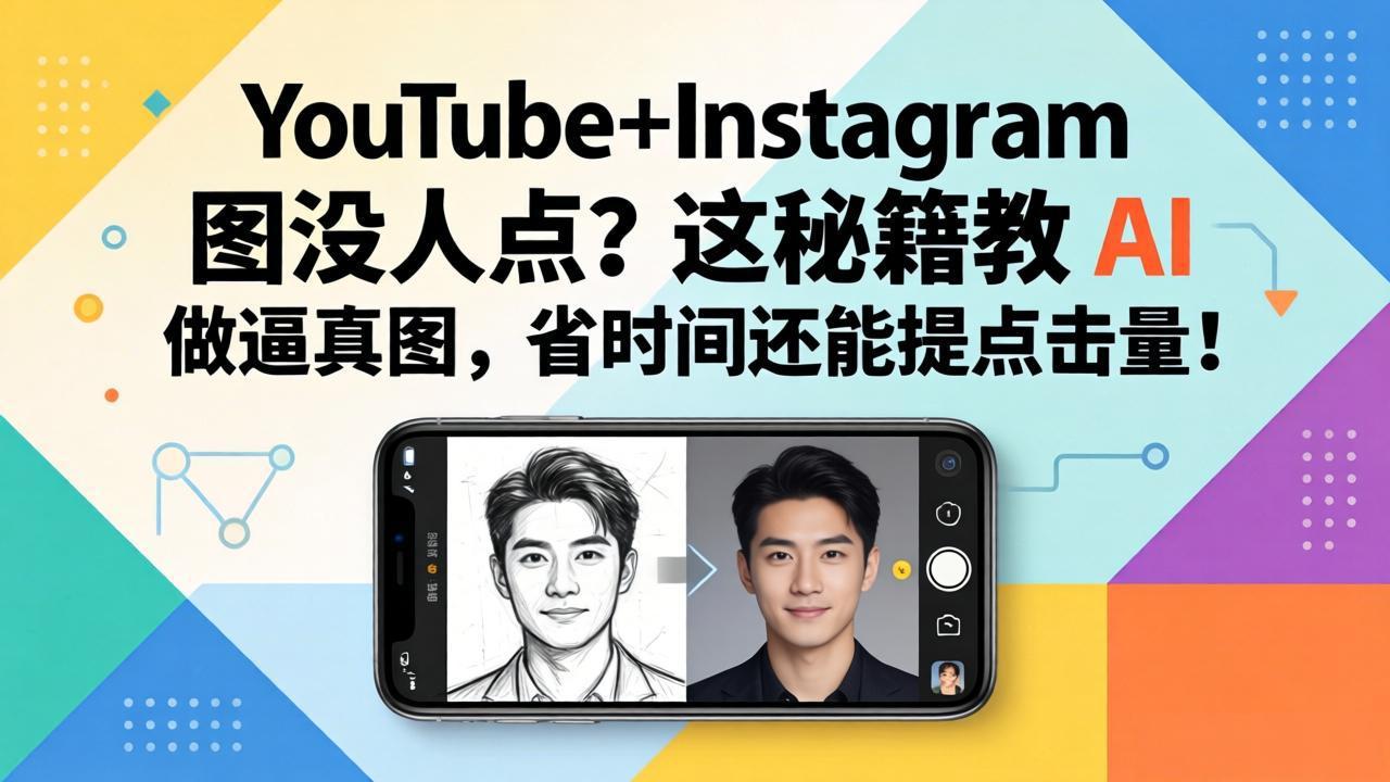 YouTube+Instagram图没人点？这秘籍教 AI 做逼真图，省时间还能提点击量亿创资源网_优质资源分享平台_一站式资源获取亿创资源网 | 优质资源分享平台_一站式资源获取