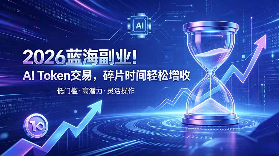 AI Token算力赛道！普通人可入局的数字副业亿创资源网_优质资源分享平台_一站式资源获取亿创资源网 | 优质资源分享平台_一站式资源获取