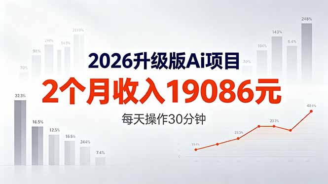 2026升级版Ai任务，2个月收入19086元，熟练后每天操作30分钟！亿创资源网_优质资源分享平台_一站式资源获取亿创资源网 | 优质资源分享平台_一站式资源获取
