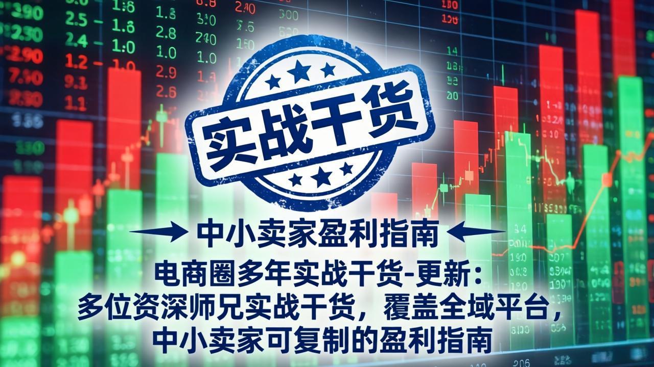 电商圈多年实战干货-更新4月27：多位资深师兄实战干货/覆盖全域平台，中小卖家可复制的盈利指南亿创资源网_优质资源分享平台_一站式资源获取亿创资源网 | 优质资源分享平台_一站式资源获取