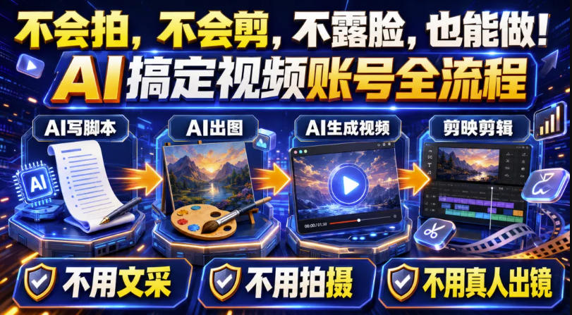 AI短视频起号实战项目，用AI做视频起号，45天涨粉12W，一条广告8.5k，广告接到手软，引流、变现两不误！亿创资源网_优质资源分享平台_一站式资源获取亿创资源网 | 优质资源分享平台_一站式资源获取