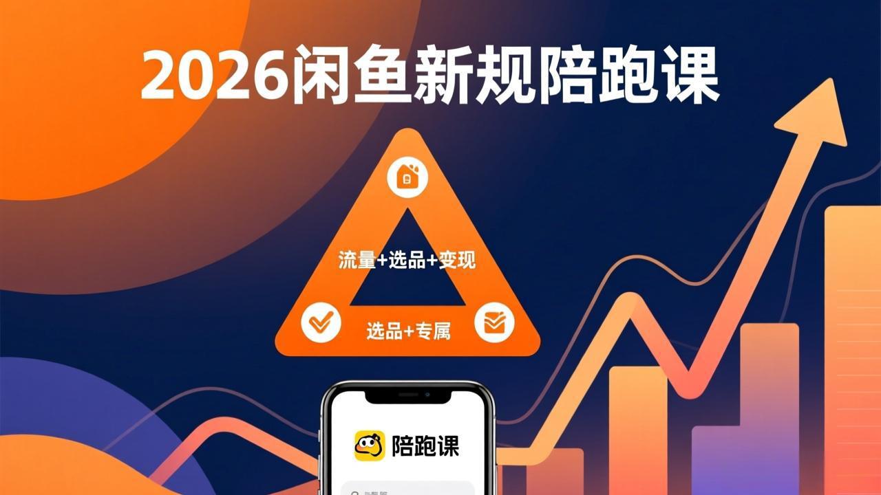 2026闲鱼高阶陪跑课全新上线,带你吃透新规玩转选品流量,从零搭建稳定变现盈利体系亿创资源网_优质资源分享平台_一站式资源获取亿创资源网 | 优质资源分享平台_一站式资源获取