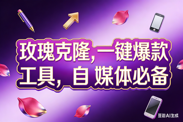 （17695期）玫瑰克隆工具，ai鲁大魔，自媒体必备神器，一键爆款，详细教程。亿创资源网_优质资源分享平台_一站式资源获取亿创资源网 | 优质资源分享平台_一站式资源获取