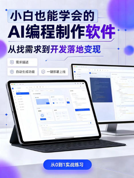 手把手教会你ai编程制作软件到变现全路径,零基础小白轻松上手,从找需求到开发落地变现【揭秘】亿创资源网_优质资源分享平台_一站式资源获取亿创资源网 | 优质资源分享平台_一站式资源获取