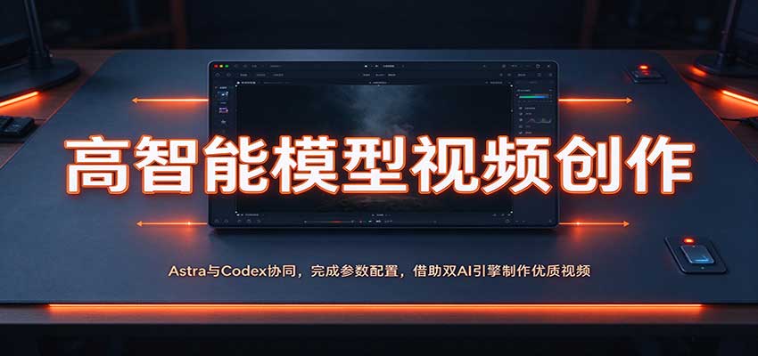 高智能模型视频创作：Astra与Codex协同，完成参数配置，借助双AI引擎制作优质视频亿创资源网_优质资源分享平台_一站式资源获取亿创资源网 | 优质资源分享平台_一站式资源获取