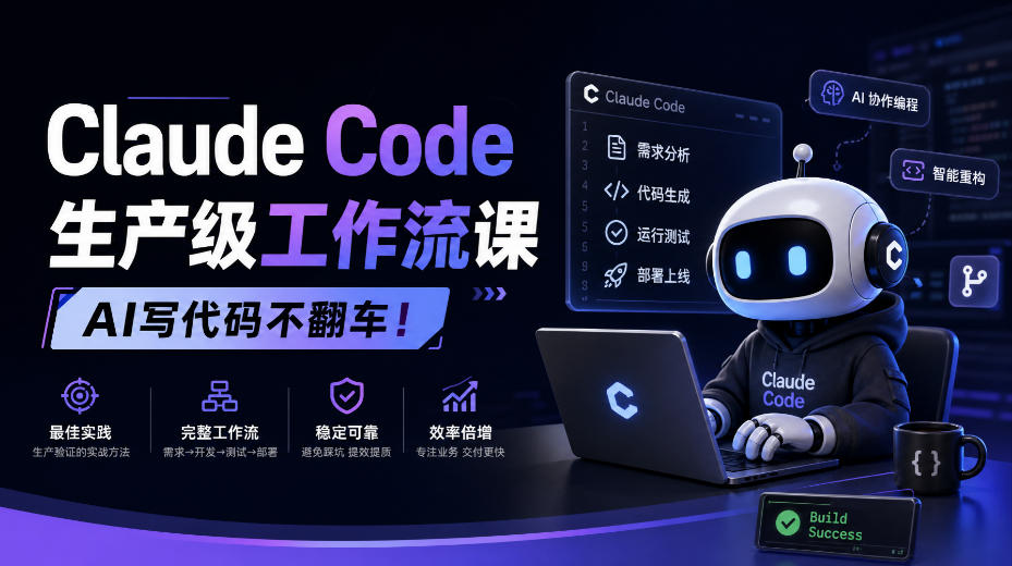 Claude Code生产级工作流课，AI写代码不翻车！【原创双语字幕】亿创资源网_优质资源分享平台_一站式资源获取亿创资源网 | 优质资源分享平台_一站式资源获取