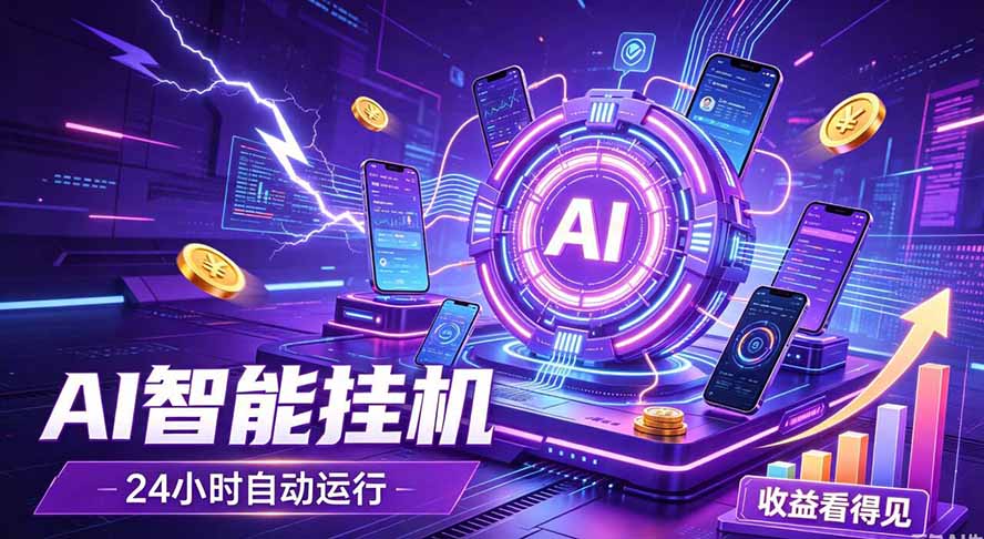 AI智能广告挂机，躺赚新模式 设备托管运行，解放双手持续变现亿创资源网_优质资源分享平台_一站式资源获取亿创资源网 | 优质资源分享平台_一站式资源获取