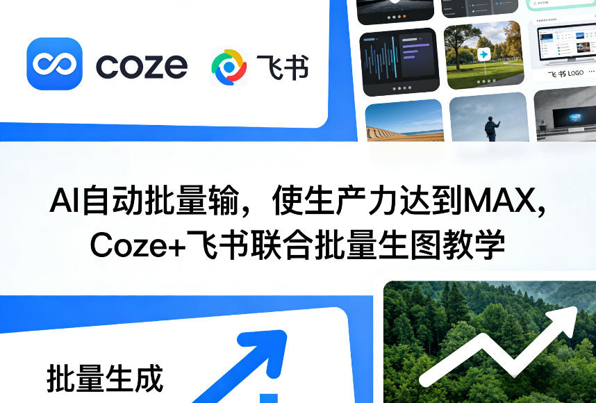 AI自动批量输，使生产力达到MAX，Coze+飞书联合批量生图教学亿创资源网_优质资源分享平台_一站式资源获取亿创资源网 | 优质资源分享平台_一站式资源获取