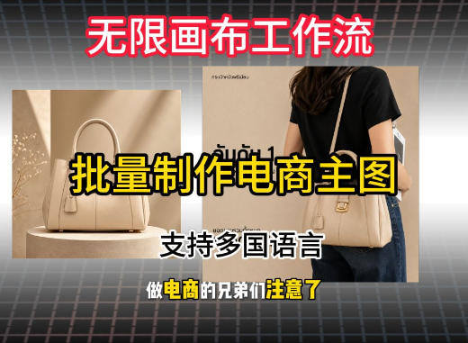 无限画布工作流搭建教程，一键电商主图批量制作，批量下载，支持多国语言亿创资源网_优质资源分享平台_一站式资源获取亿创资源网 | 优质资源分享平台_一站式资源获取