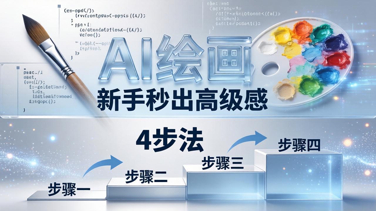 AI绘画入门别再硬磕了！即梦4步法：万能提示词公式+BRTR框架，新手秒出高级感亿创资源网_优质资源分享平台_一站式资源获取亿创资源网 | 优质资源分享平台_一站式资源获取