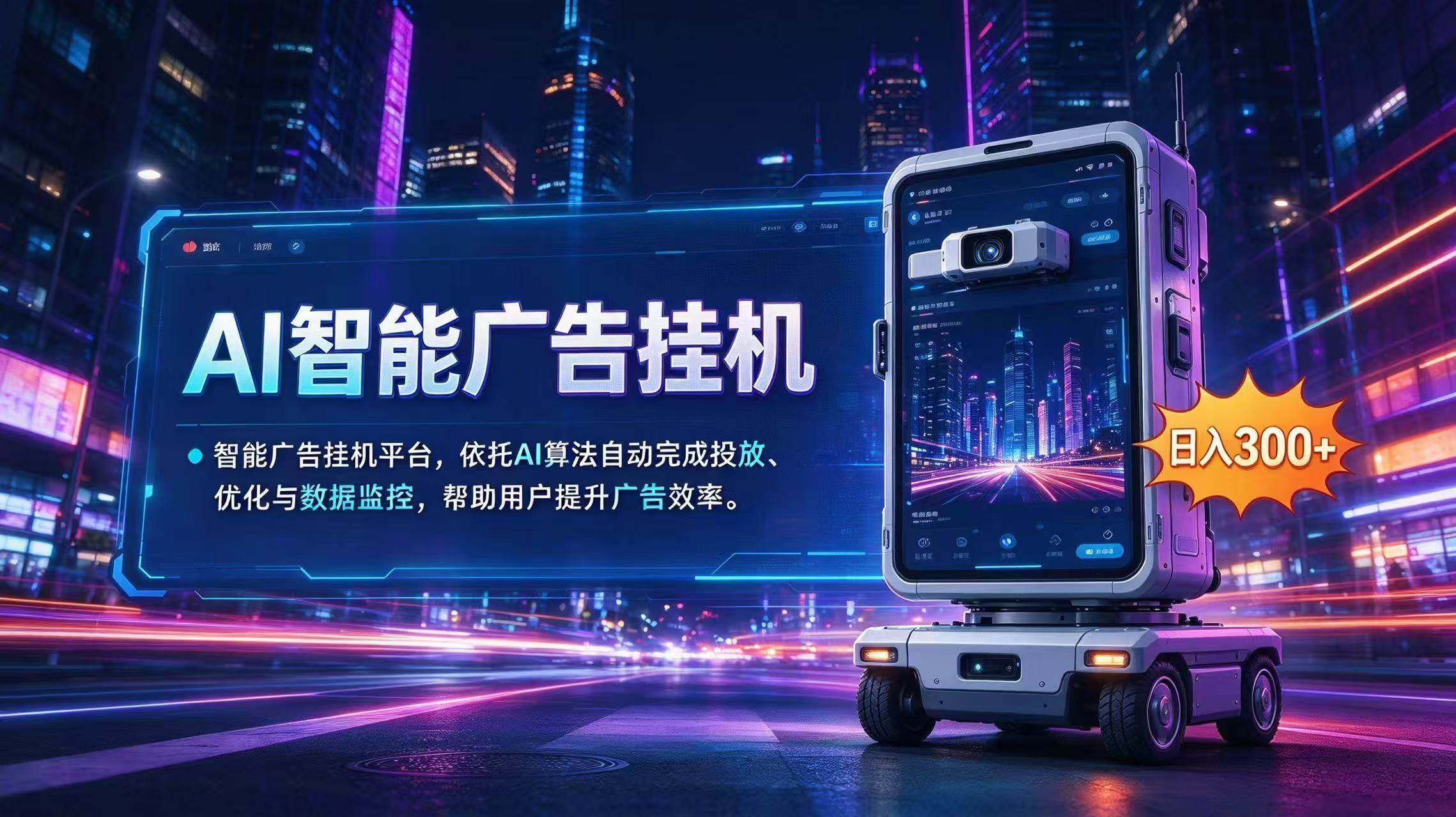 (20936期)AI 智能广告挂机|AI 自动运行,轻松托管广告任务亿创资源网_优质资源分享平台_一站式资源获取亿创资源网 | 优质资源分享平台_一站式资源获取