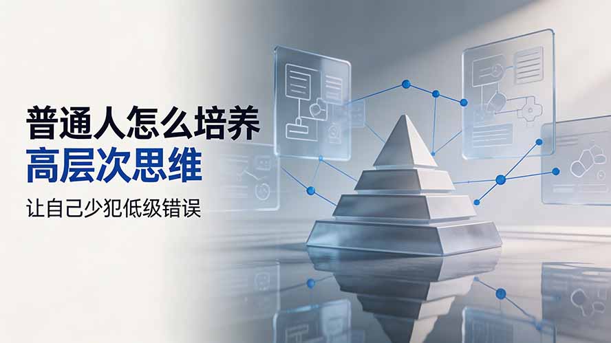 付费文章：普通人怎么培养高层次思维，让自己少犯低级错误亿创资源网_优质资源分享平台_一站式资源获取亿创资源网 | 优质资源分享平台_一站式资源获取