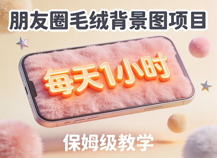 朋友圈动态背景图项目，每天1小时，实战保姆级教学【第二期】亿创资源网_优质资源分享平台_一站式资源获取亿创资源网 | 优质资源分享平台_一站式资源获取