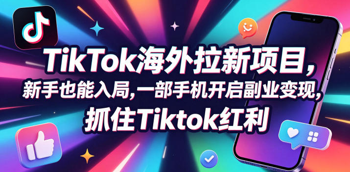 【无水印】Tc联盟TikTok海外拉新项目，新手也能入局，一部手机开启副业变现，抓住Tiktok红利（更新0927）亿创资源网_优质资源分享平台_一站式资源获取亿创资源网 | 优质资源分享平台_一站式资源获取