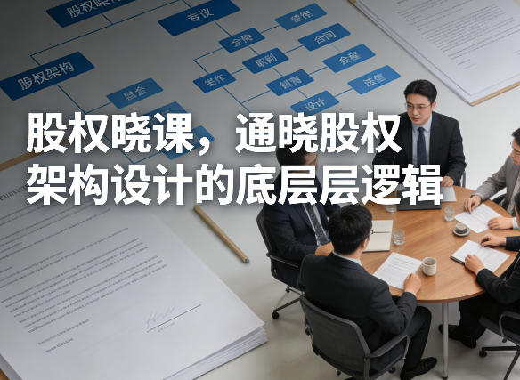 股权晓课，通晓股权架构设计的底层逻辑亿创资源网_优质资源分享平台_一站式资源获取亿创资源网 | 优质资源分享平台_一站式资源获取