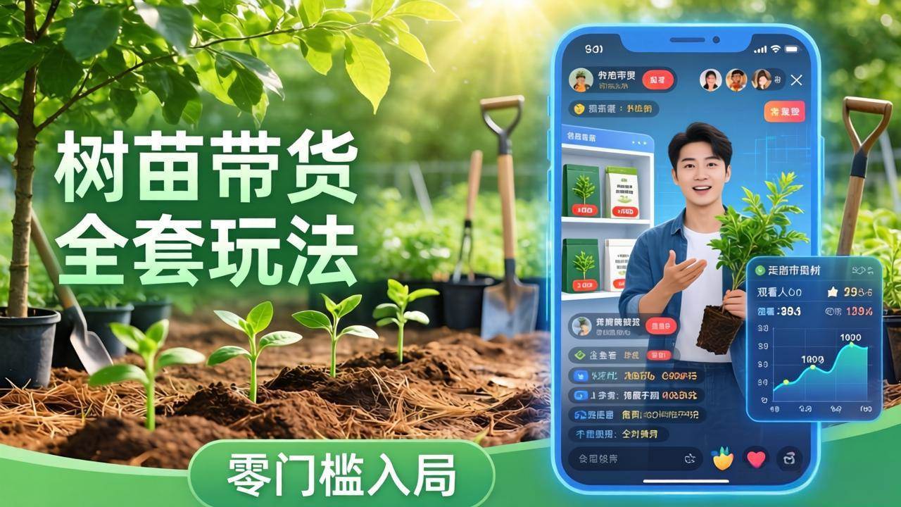 （17729期）视频号AI树苗带货全套玩法：零门槛入局，掌握豆包、千问等AI工具制作树苗视频的全套流程亿创资源网_优质资源分享平台_一站式资源获取亿创资源网 | 优质资源分享平台_一站式资源获取