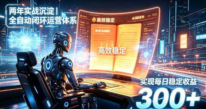 两年实战沉淀｜全自动闭环运营体系，实现每日稳定收益300+【揭秘】亿创资源网_优质资源分享平台_一站式资源获取亿创资源网 | 优质资源分享平台_一站式资源获取