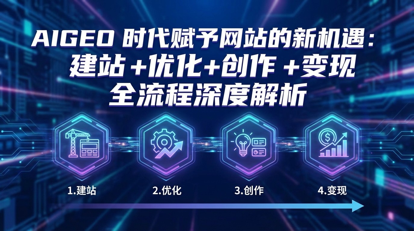 AIGEO+时代赋予网站的新机遇：建站+优化+创作+变现+全流程深度解析亿创资源网_优质资源分享平台_一站式资源获取亿创资源网 | 优质资源分享平台_一站式资源获取