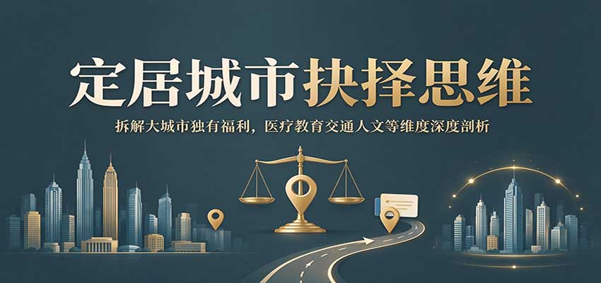 定居城市抉择思维:拆解大城市独有福利,医疗教育交通人文等维度深度剖析亿创资源网_优质资源分享平台_一站式资源获取亿创资源网 | 优质资源分享平台_一站式资源获取