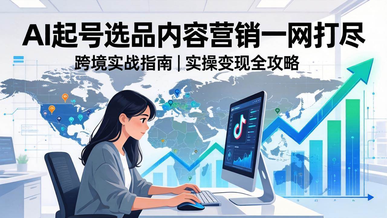 （17824期）2026 TikTok 跨境AI实操：从零基础到变现全流程，AI起号选品内容营销一网打尽亿创资源网_优质资源分享平台_一站式资源获取亿创资源网 | 优质资源分享平台_一站式资源获取