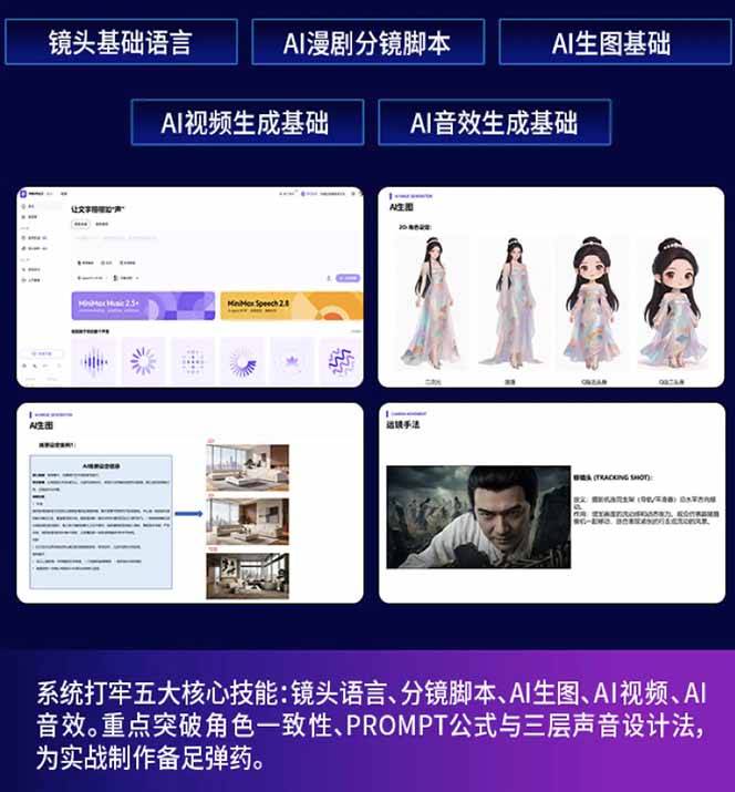 AI漫剧硬核课：巨日禄+豆包+即梦+可灵+Vidu+剪映：一套课玩转国产工具，低成本产出爆款漫剧 - 第1张