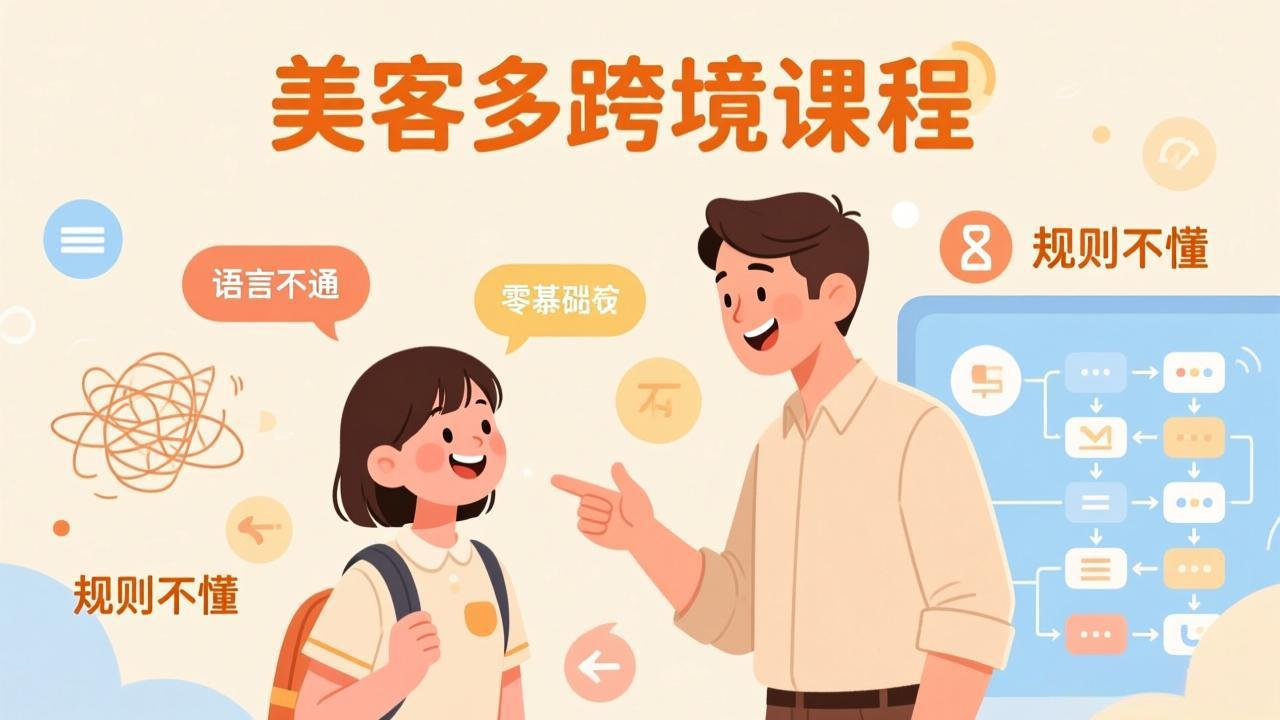 怕语言不通、怕不懂规则？零基础小白也能做的美客多跨境课，手把手带你美客多开店稳赚亿创资源网_优质资源分享平台_一站式资源获取亿创资源网 | 优质资源分享平台_一站式资源获取