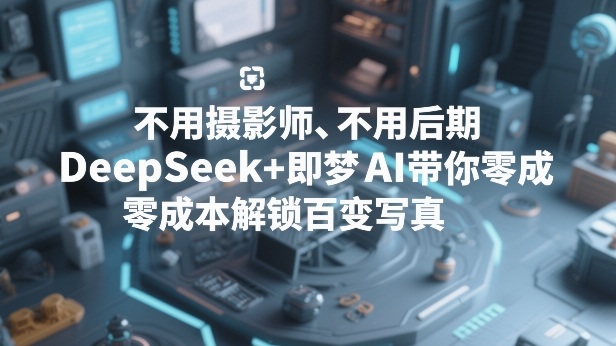 不用摄影师、不用后期，DeepSeek+即梦AI带你零成本解锁百变写真！亿创资源网_优质资源分享平台_一站式资源获取亿创资源网 | 优质资源分享平台_一站式资源获取