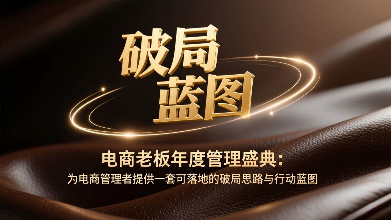 （17374期）电商老板年度管理盛典：为电商管理者提供一套可落地的破局思路与行动蓝图亿创资源网_优质资源分享平台_一站式资源获取亿创资源网 | 优质资源分享平台_一站式资源获取
