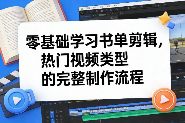 零基础学习书单剪辑，热门视频类型的完整制作流程(更新2026)亿创资源网_优质资源分享平台_一站式资源获取亿创资源网 | 优质资源分享平台_一站式资源获取